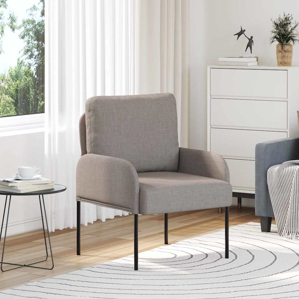 Banken met kussen 55cm Taupe Multiplex