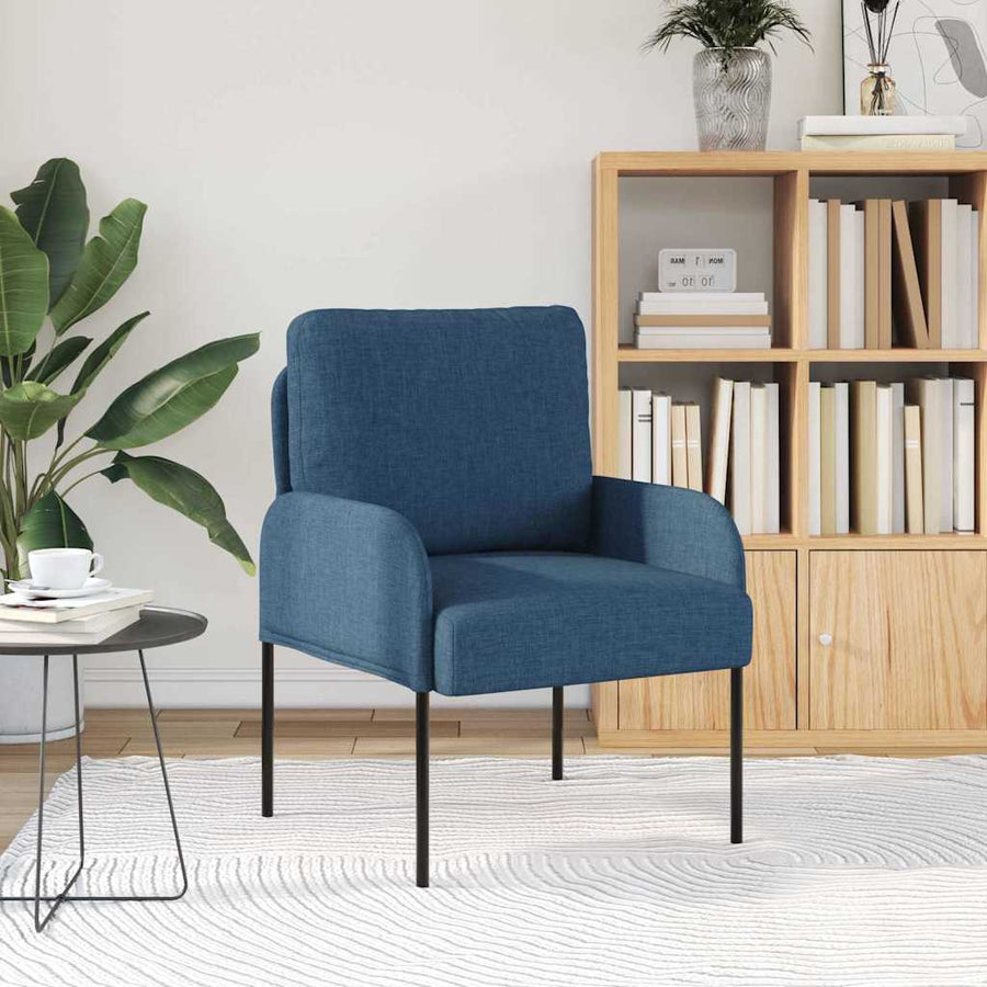 Banken met kussen 55cm Blauw Multiplex