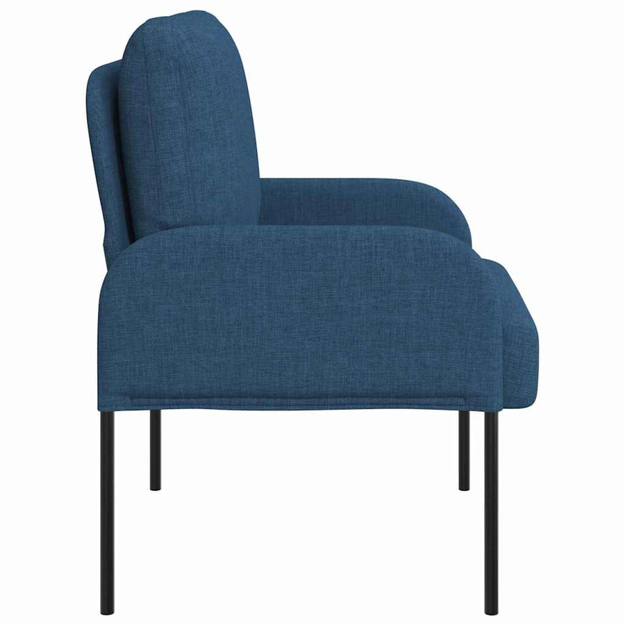 Banken met kussen 55cm Blauw Multiplex