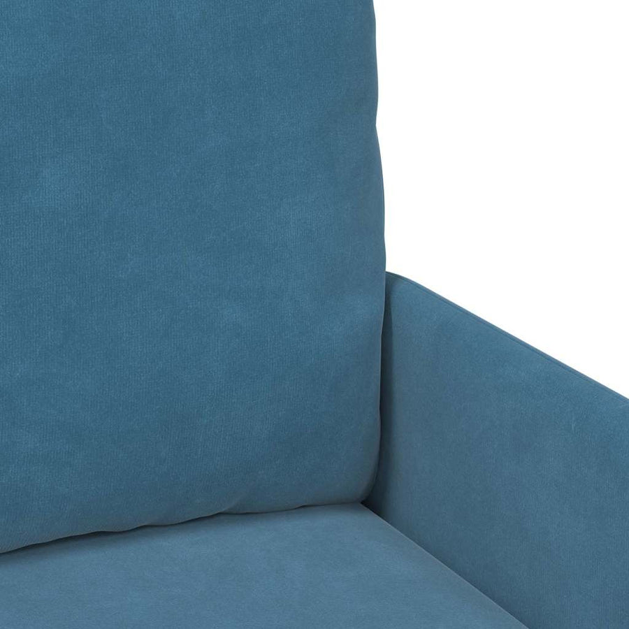 Banken met kussen 55cm Blauw Multiplex