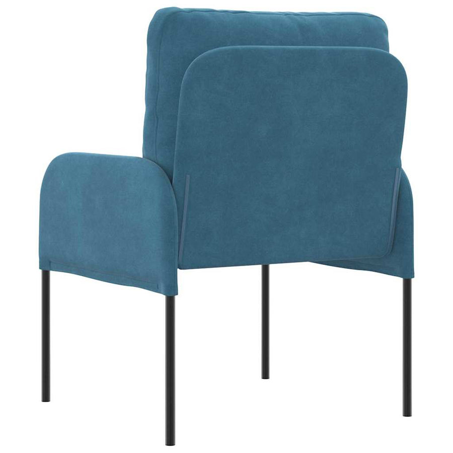 Banken met kussen 55cm Blauw Multiplex