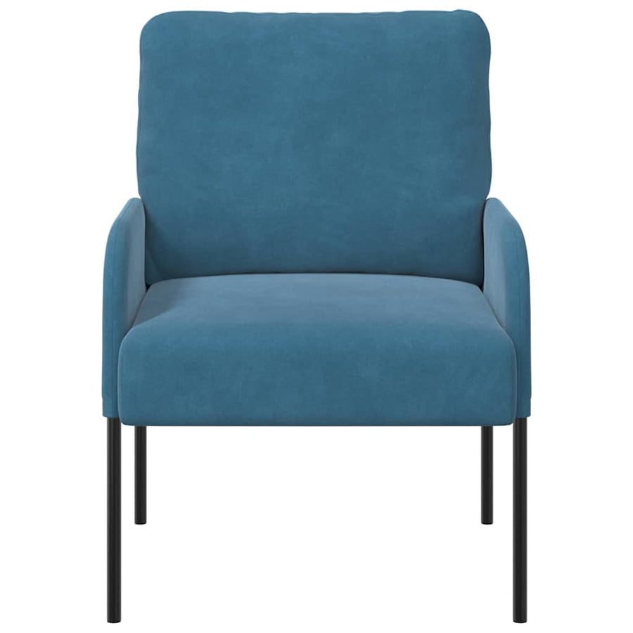 Banken met kussen 55cm Blauw Multiplex