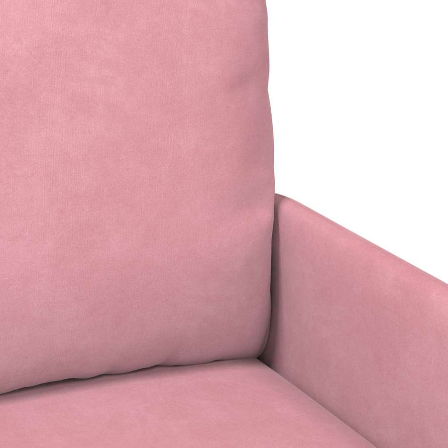 Banken met kussen 55cm Roze Multiplex