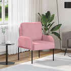 Benches with cushion 55cm Pink Plywood