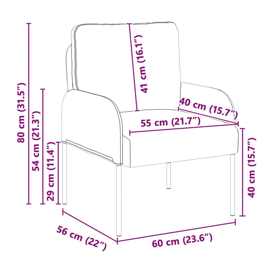 Banken met kussen 55cm Zwart Multiplex