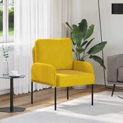 Bank 55 cm geel multiplex