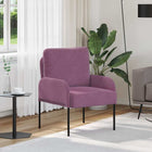 Benches with cushions 55cm Purple Plywood