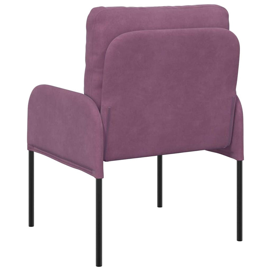 Banken met kussen 55cm Paars Multiplex