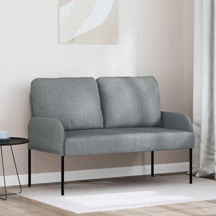 Banken met kussen 110cm Lichtgrijs Multiplex