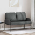 Bank 110 cm donkergrijs multiplex