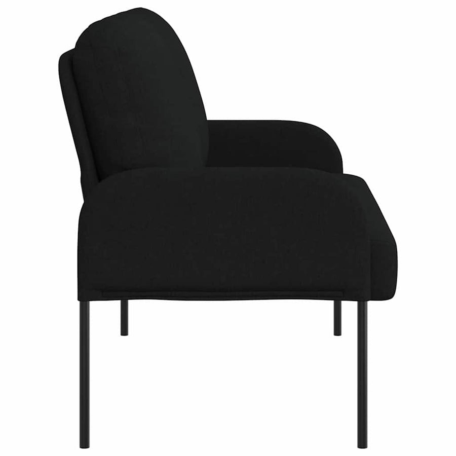 Banken met kussen 110cm Zwart Multiplex