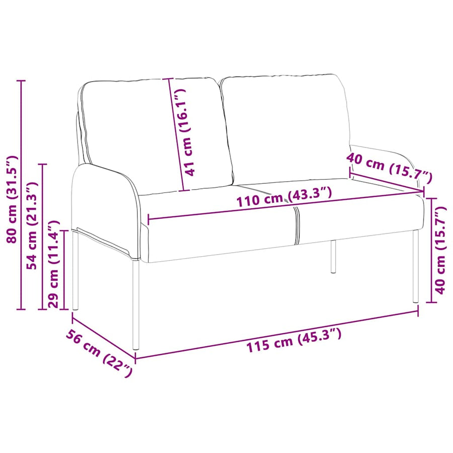 Banken met kussen 110cm Zwart Multiplex
