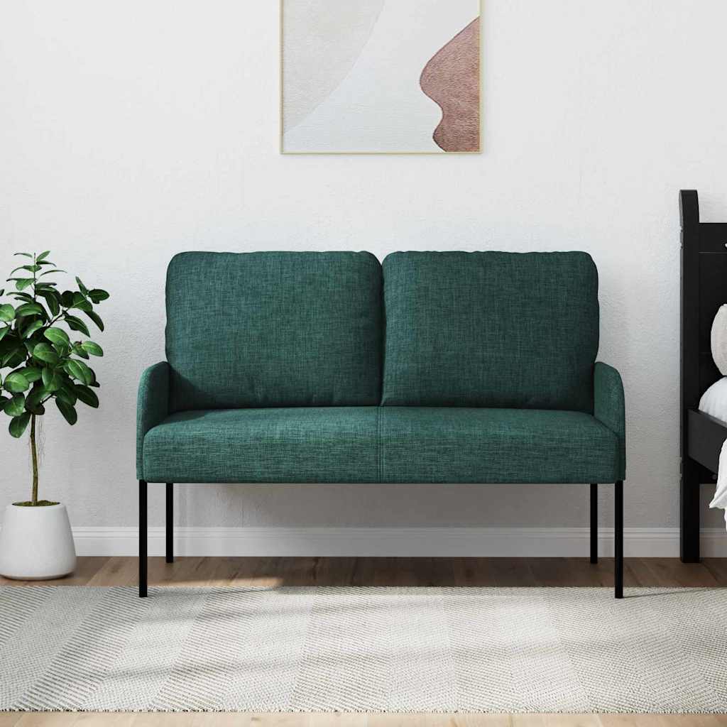 Banken met kussen 110cm Donkergroen Multiplex