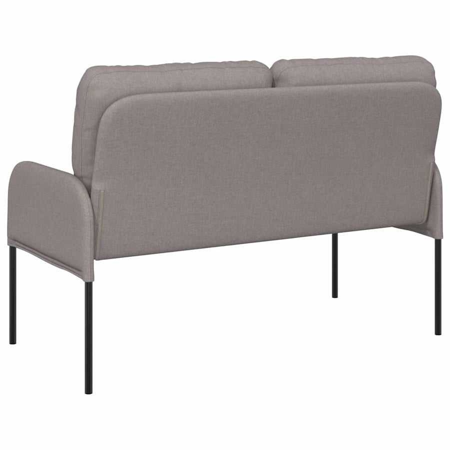Banken met kussen 110cm Taupe Multiplex