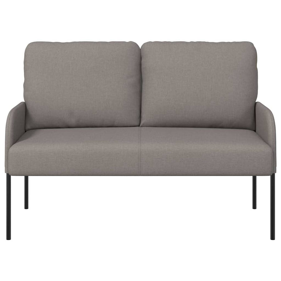 Banken met kussen 110cm Taupe Multiplex