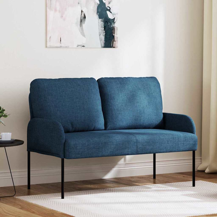 Banken met kussen 110cm Blauw Multiplex