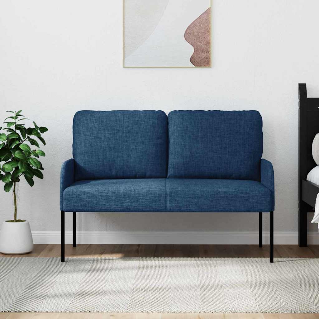 Banken met kussen 110cm Blauw Multiplex