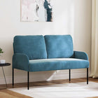 Bank 110 cm blauw multiplex