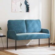 Bank 110 cm blauw multiplex polyester