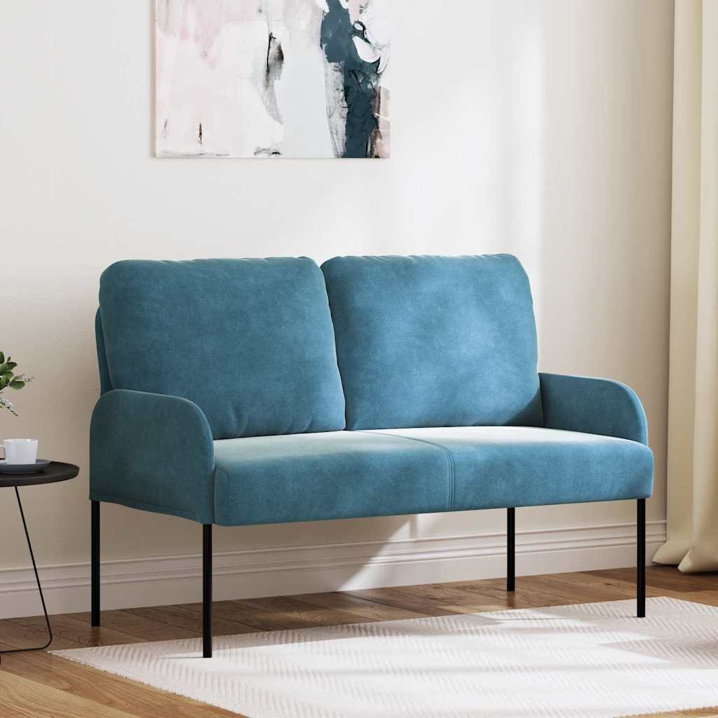 Banken met kussen 110cm Blauw Multiplex