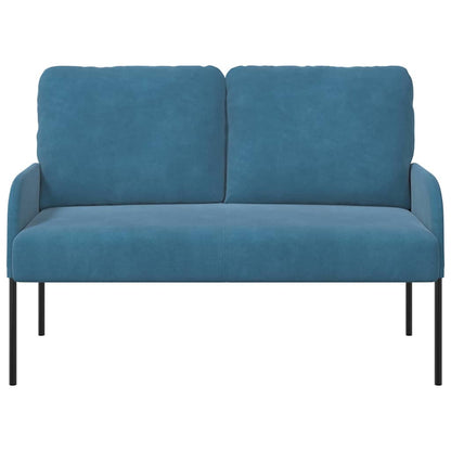 Banken met kussen 110cm Blauw Multiplex