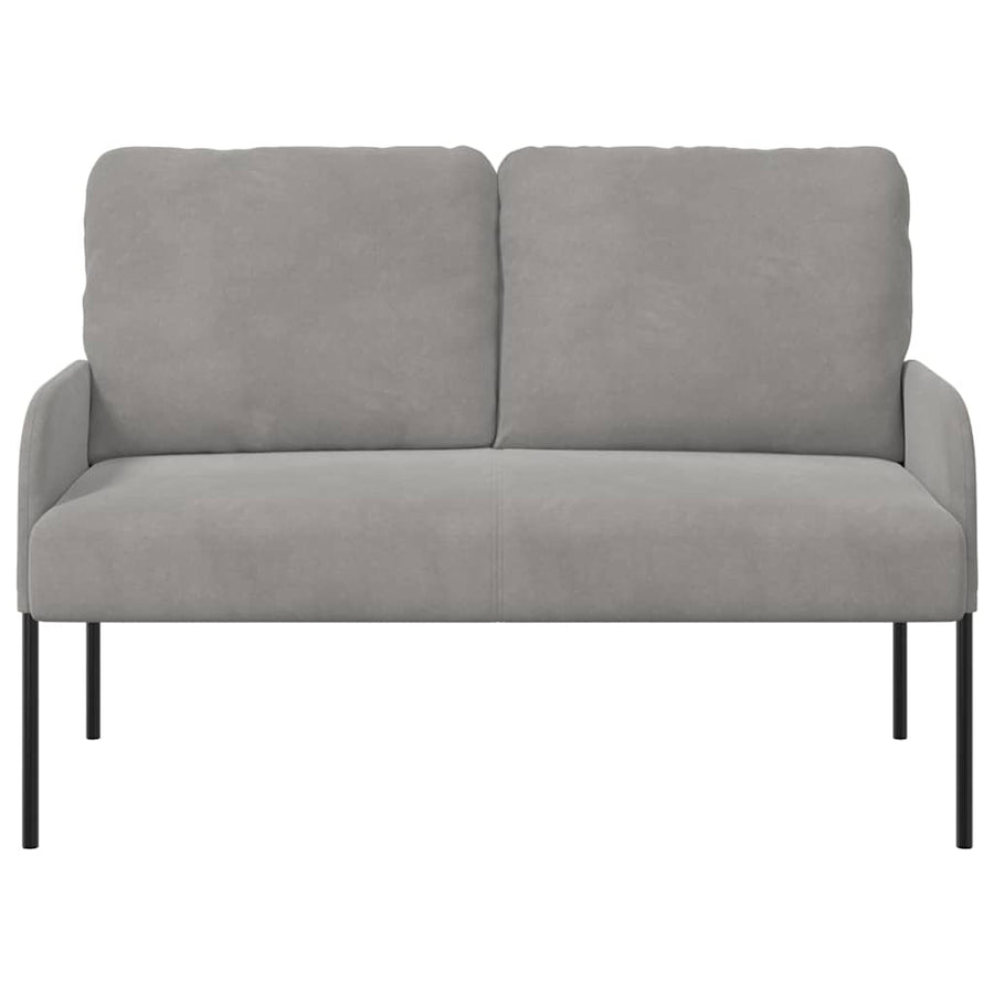 Banken met kussen 110cm Lichtgrijs Multiplex