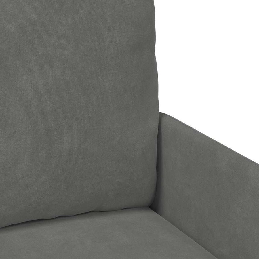 Banken met kussen 110cm Donkergrijs Multiplex