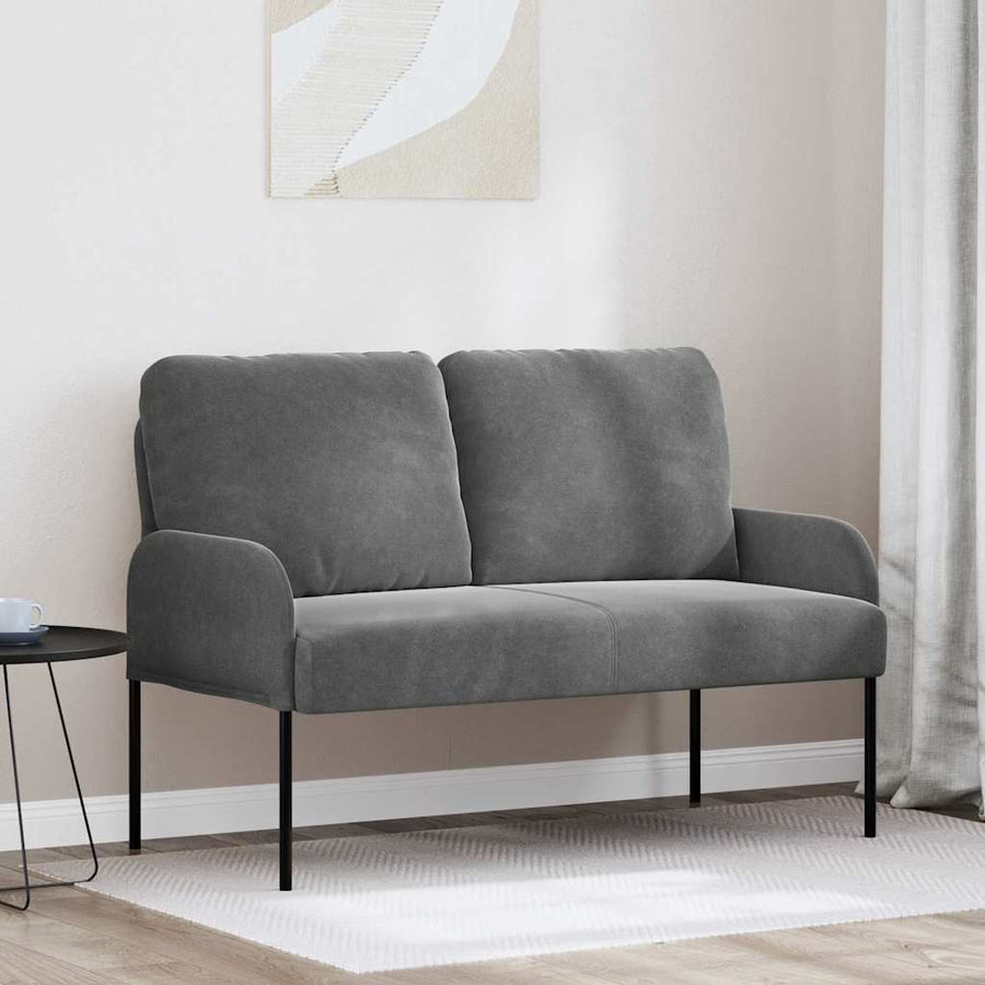 Banken met kussen 110cm Donkergrijs Multiplex