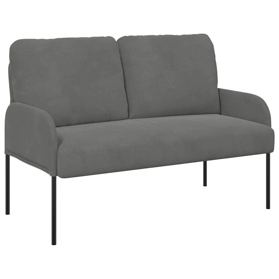 Banken met kussen 110cm Donkergrijs Multiplex