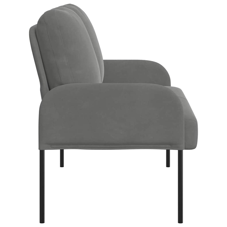 Banken met kussen 110cm Donkergrijs Multiplex