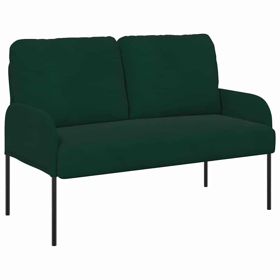 Banken met kussen 110cm Donkergroen Multiplex