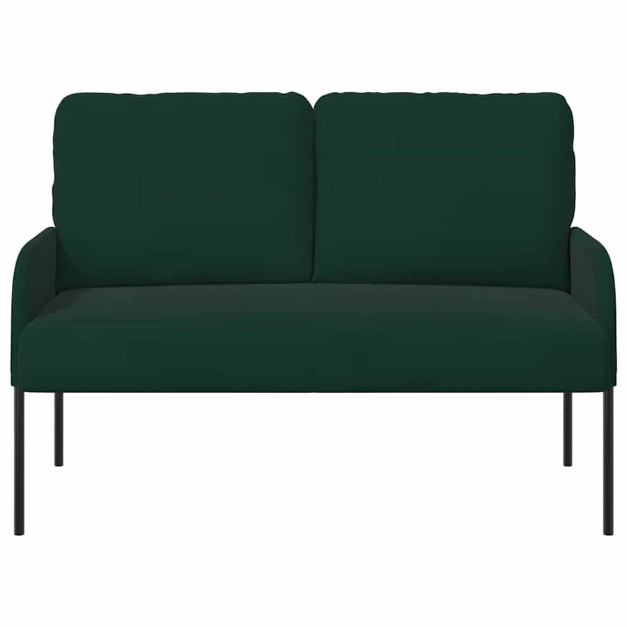 Banken met kussen 110cm Donkergroen Multiplex