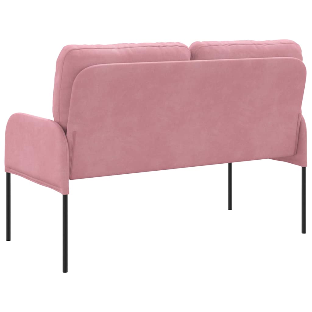 Banken met kussen 110cm Roze Multiplex