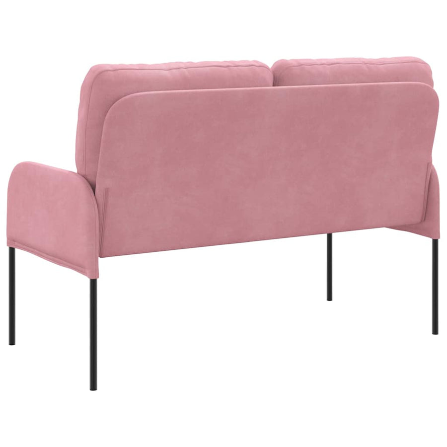 Banken met kussen 110cm Roze Multiplex