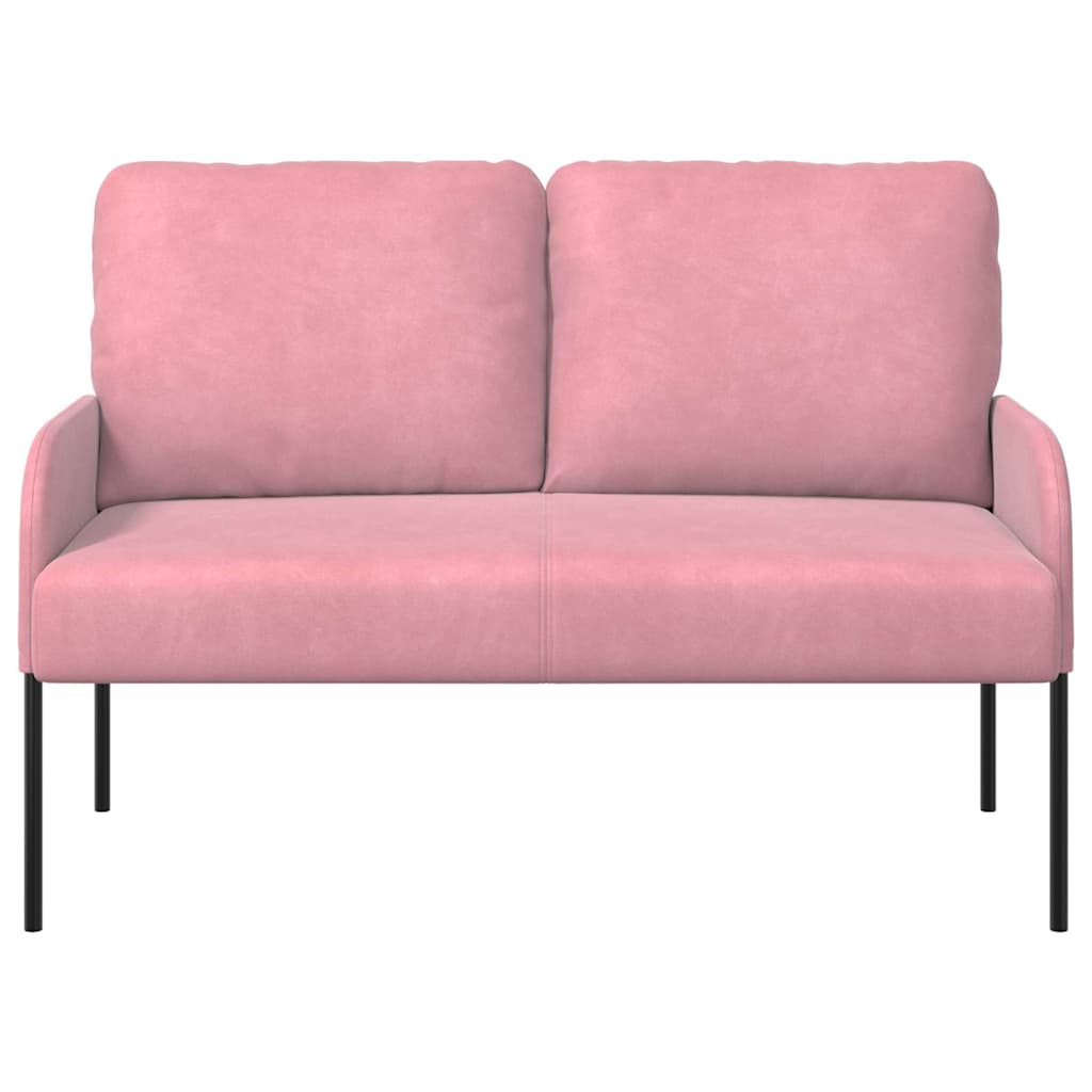Banken met kussen 110cm Roze Multiplex