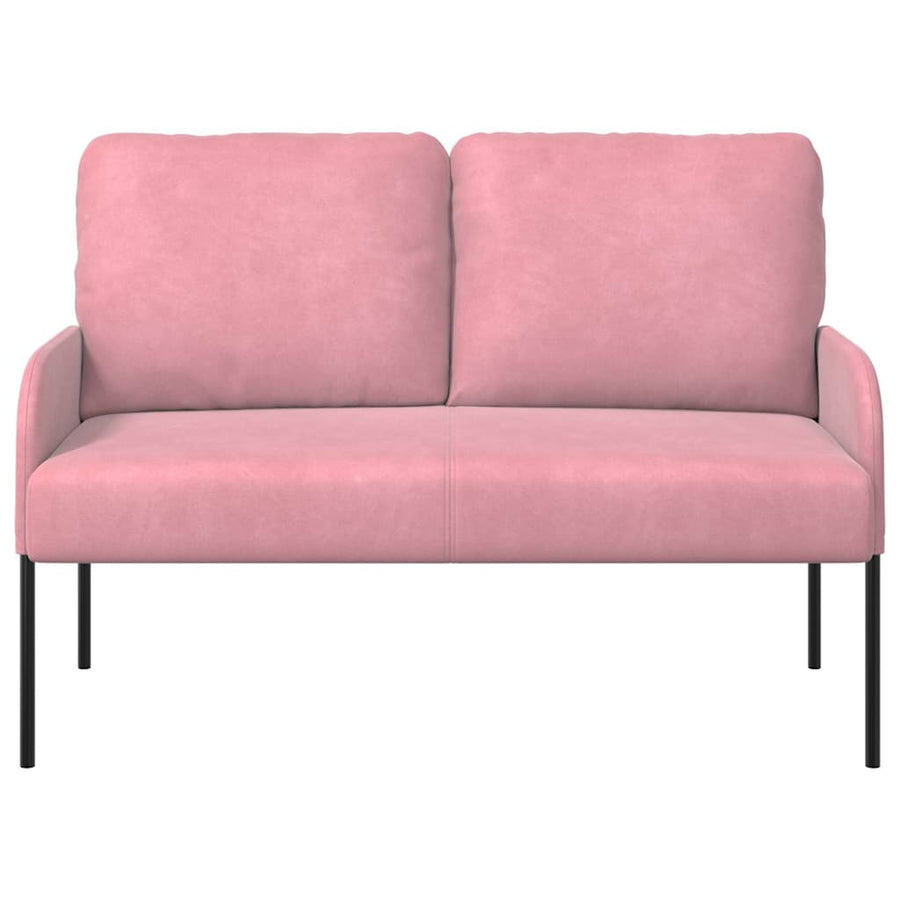 Banken met kussen 110cm Roze Multiplex