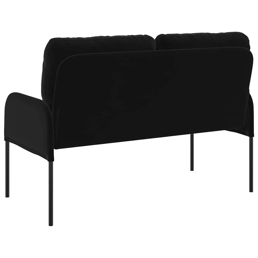 Banken met kussen 110cm Zwart Multiplex