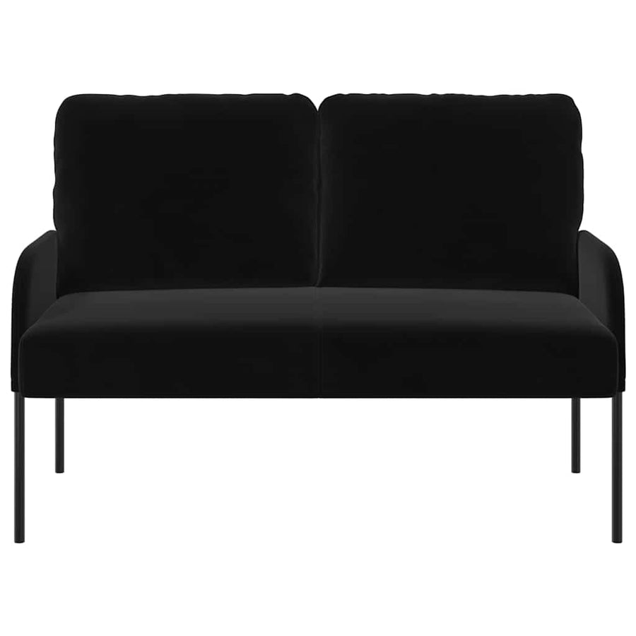 Banken met kussen 110cm Zwart Multiplex