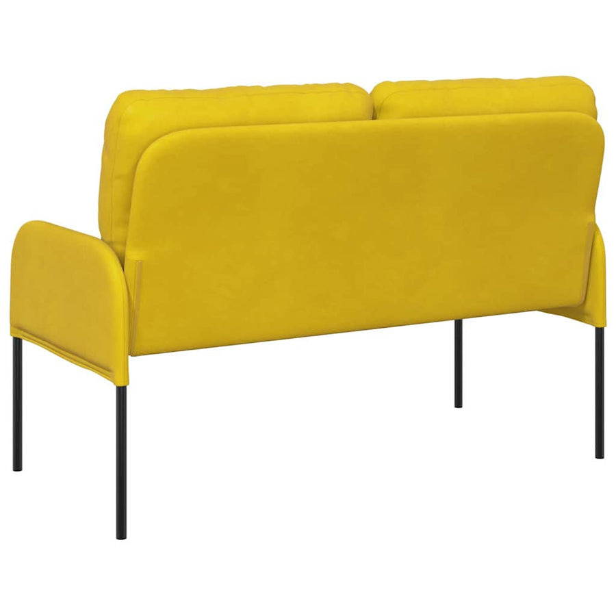 Banken met kussen 110cm Geel Multiplex