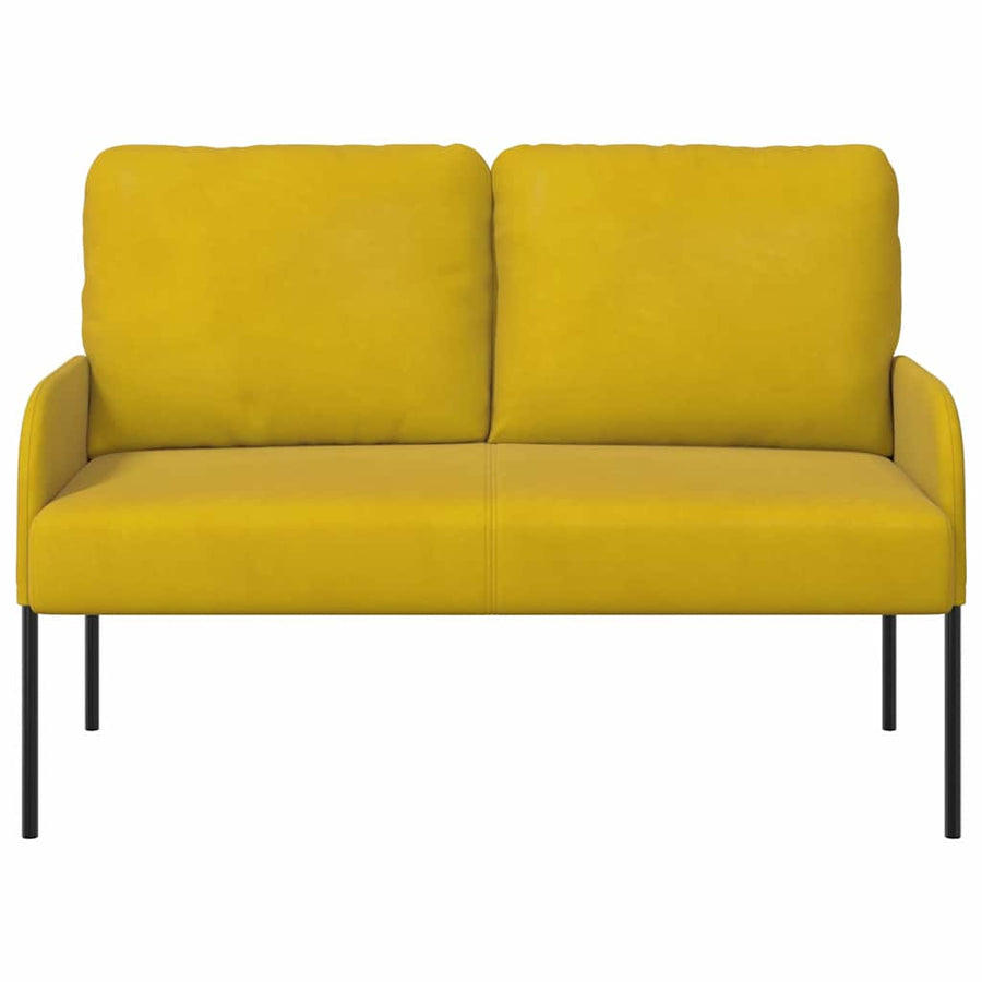 Banken met kussen 110cm Geel Multiplex