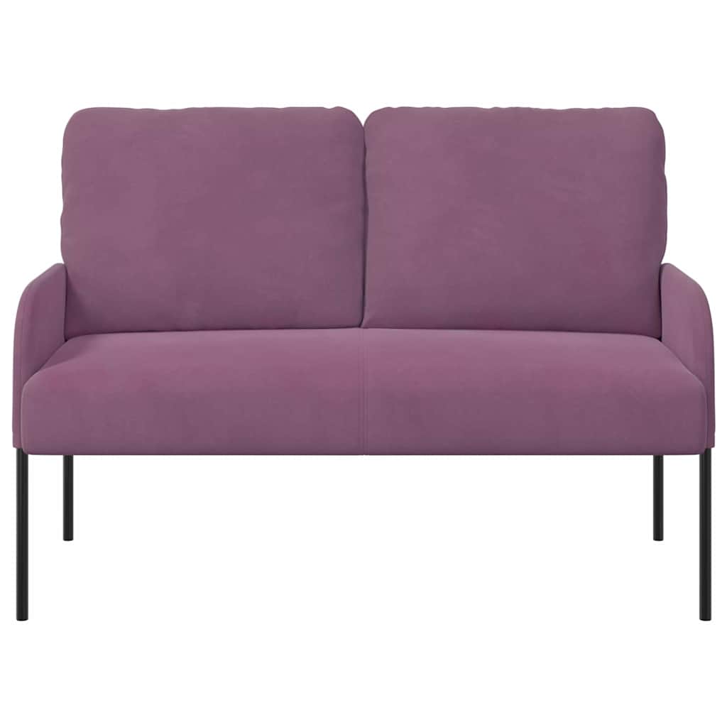 Banken met kussen 110cm Paars Multiplex