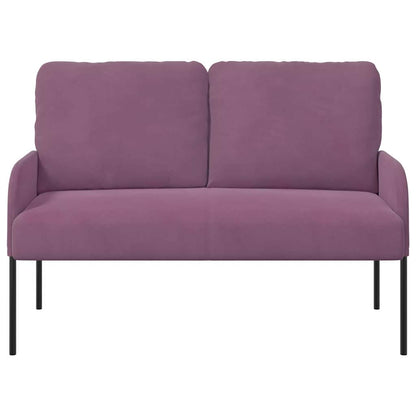 Banken met kussen 110cm Paars Multiplex