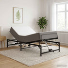 Elektrisch Verstelbaar Bedframe Zwart 75 x 190 cm Staal