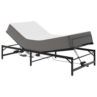 Elektrisch Verstelbaar Bedframe Zwart 75 x 190 cm Staal
