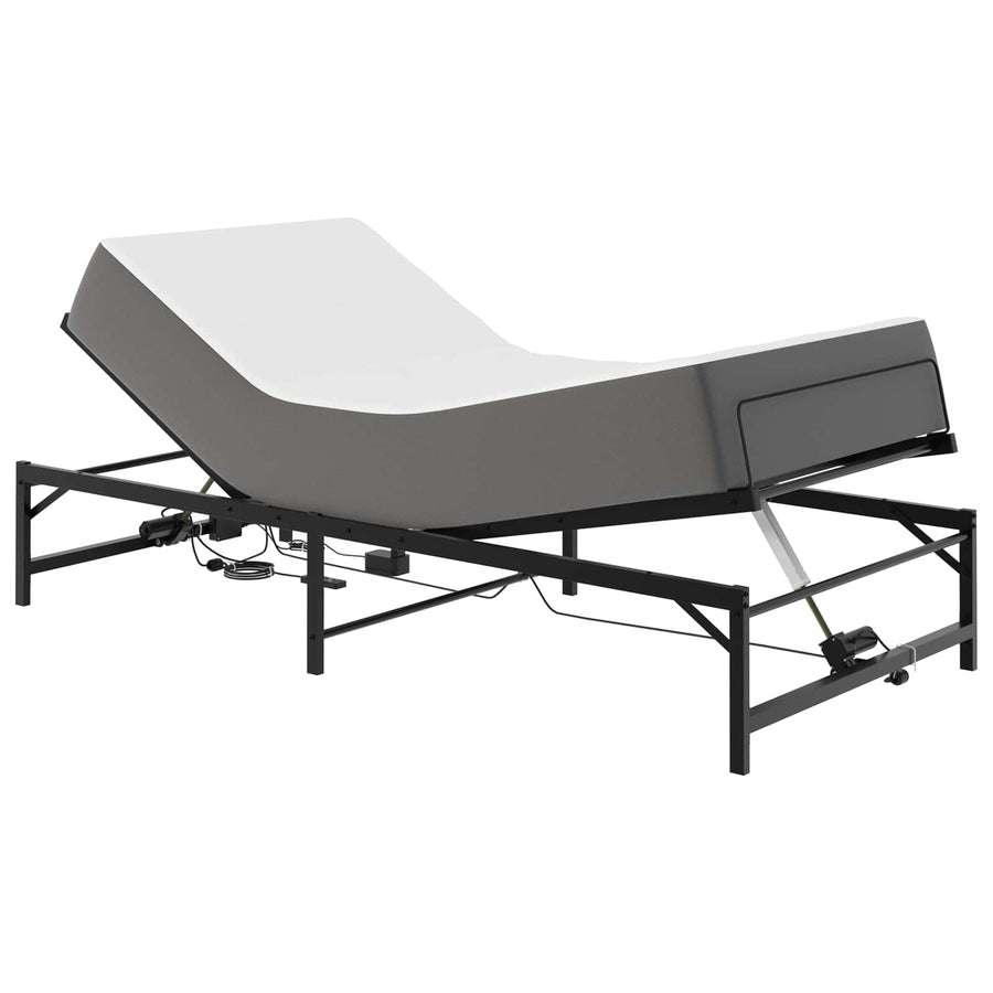 Elektrisch Verstelbaar Bedframe Zwart 90 x 200 cm Staal