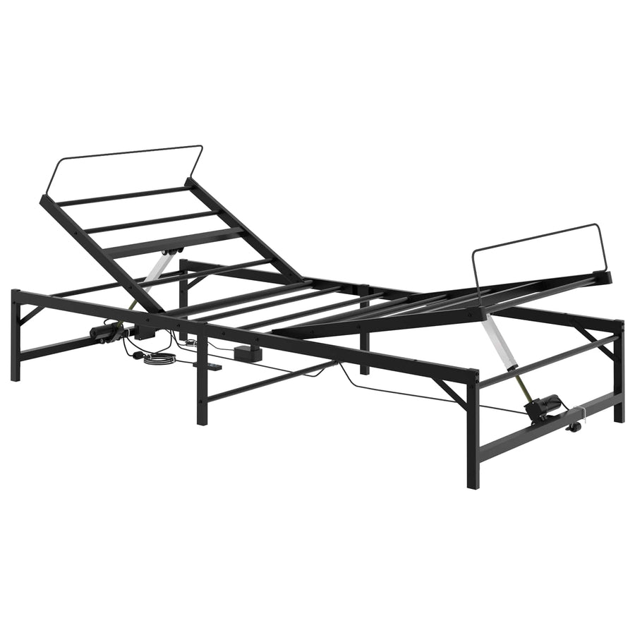 Elektrisch Verstelbaar Bedframe Zwart 100 x 190 cm Staal