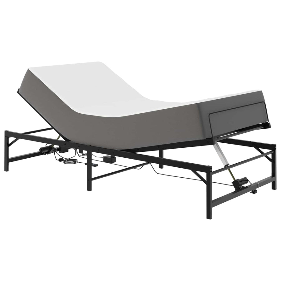 Elektrisch Verstelbaar Bedframe Zwart 100 x 190 cm Staal