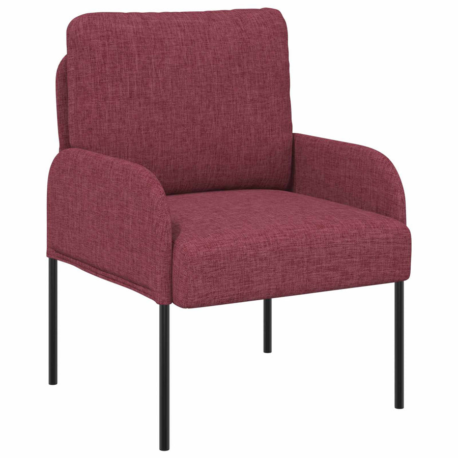 Sofa-Sets met kussen 3 pcs Wijnrood 115 x 56 x 80 cm Multiplex