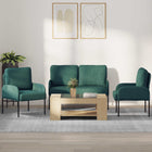 Bankset 115x56x80 cm donkergroen multiplex