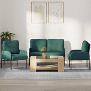 Bankset 115x56x80 cm donkergroen multiplex